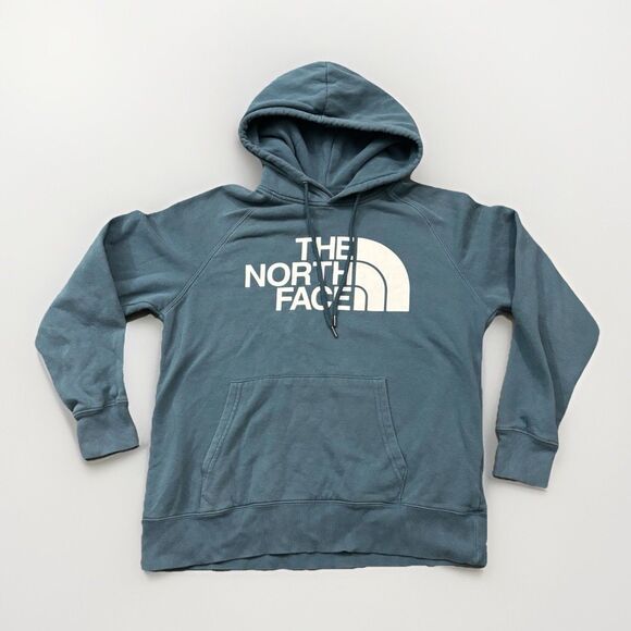 The North Face Blue Sweatshirt Hoodie Pullover Women's Size Medium - Picture 2 of 9